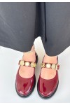 Okira Bordo Rugan Oxford Ayakkabı Okira Bordo Rugan Oxford Ayakkabı