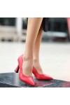 Ulba Kırmızı Cilt Stiletto Ayakkabı Ulba Kırmızı Cilt Stiletto Ayakkabı